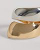 ASOS DESIGN ASOS DESIGN Statement ring in mixed metal with wrap around design-GOLD - 3