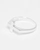 ASOS DESIGN ASOS DESIGN Sterling silver cross ring in silver - 3