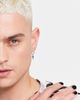 ASOS DESIGN ASOS DESIGN sterling silver hoop earrings with gothic crosses - 4