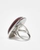 ASOS DESIGN ASOS DESIGN stone-set ring with mauve cat-eye stone in silver tone-Gold - 3