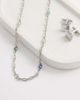 ASOS DESIGN ASOS DESIGN stone and chain necklace in silver - 2
