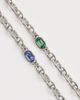 ASOS DESIGN ASOS DESIGN stone and chain necklace in silver - 3