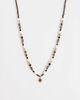 ASOS DESIGN ASOS DESIGN stone pendant mixed shape beaded necklace in brown-Multi - 1
