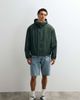 ASOS DESIGN ASOS DESIGN stormMAX™ water repellent oversized raincoat in dark green - 2