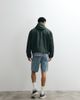 ASOS DESIGN ASOS DESIGN stormMAX™ water repellent oversized raincoat in dark green - 3