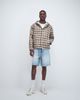 ASOS DESIGN ASOS DESIGN stormMAX™ water repellent oversized raincoat in plaid-Brown - 2