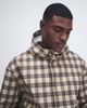 ASOS DESIGN ASOS DESIGN stormMAX™ water repellent oversized raincoat in plaid-Brown - 3