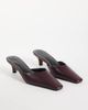ASOS DESIGN ASOS DESIGN Stormy chisel toe heeled mules in plum-Purple - 2