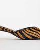 ASOS DESIGN ASOS DESIGN Stormy hair on real leather chisel toe heeled mules in tiger-MULTI - 3