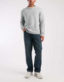 ASOS DESIGN ASOS DESIGN straight jeans in overdyed blue