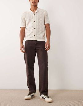ASOS DESIGN ASOS DESIGN straight jeans in washed brown