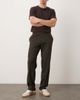 ASOS DESIGN ASOS DESIGN straight leg dress pants in dark brown pinstripes with cuffs - 2