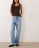ASOS DESIGN ASOS DESIGN straight leg full length jean in bleach wash-Blue - 1