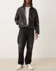 ASOS DESIGN ASOS DESIGN straight leg jeans in black wash with carpenter details - 1