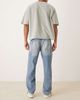 ASOS DESIGN ASOS DESIGN straight leg jeans in mid wash blue with rips - 3