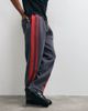 ASOS DESIGN ASOS DESIGN Straight leg jogger with woven tape in charcoal poly cotton-Gray - 2