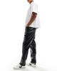 ASOS DESIGN ASOS DESIGN straight leg pants in black faux leather - 3