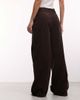 ASOS DESIGN ASOS DESIGN straight leg pants in cord in chocolate brown - 3