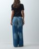 ASOS DESIGN ASOS DESIGN straight leg rip detail jean in mid wash-Blue - 2