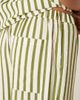 ASOS DESIGN ASOS DESIGN straight leg seersucker pants in khaki stripe - part of a set-Multi - 2
