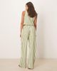 ASOS DESIGN ASOS DESIGN straight leg seersucker pants in khaki stripe - part of a set-Multi - 3