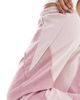ASOS DESIGN ASOS DESIGN straight leg sweatpants with patchwork detail in pink wash - part of a set - 3