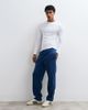 ASOS DESIGN ASOS DESIGN straight leg sweatpants with piping in blue - 1