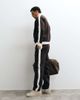 ASOS DESIGN ASOS DESIGN straight leg sweatpants with piqué panels in brown scuba-style fabric - 3