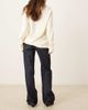 ASOS DESIGN ASOS DESIGN straight low rise jeans in inky wash-Blue - 3