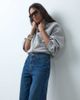 ASOS DESIGN ASOS DESIGN straight wide leg jeans in dark mid wash-Blue - 3