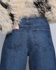 ASOS DESIGN ASOS DESIGN straight wide leg jeans in rinse-Navy - 3