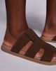 ASOS DESIGN ASOS DESIGN strap sandals in brown - 4