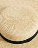 ASOS DESIGN ASOS DESIGN straw boater hat in natural-Brown - 2