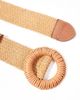 ASOS DESIGN ASOS DESIGN straw buckle belt-Brown - 2