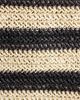 ASOS DESIGN ASOS DESIGN straw crochet tote in black and beige stripes-Multi - 3