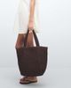 ASOS DESIGN ASOS DESIGN straw crochet tote in chocolate-Brown - 4