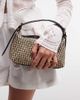 ASOS DESIGN ASOS DESIGN straw multi weave adjustable grab bag in black and natural - 4