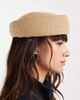 ASOS DESIGN ASOS DESIGN straw pillbox hat in natural-Neutral - 1