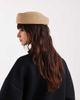 ASOS DESIGN ASOS DESIGN straw pillbox hat in natural-Neutral - 3