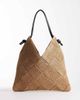 ASOS DESIGN ASOS DESIGN straw woven tote with tubular handle-Neutral - 1