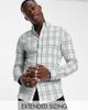 ASOS DESIGN ASOS DESIGN stretch skinny shirt in blue check - 1
