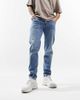 ASOS DESIGN ASOS DESIGN stretch tapered jeans in vintage light wash blue-Blues - 1