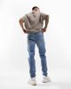 ASOS DESIGN ASOS DESIGN stretch tapered jeans in vintage light wash blue-Blues - 4