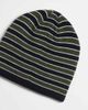 ASOS DESIGN ASOS DESIGN stripe skull beanie in gray - 2