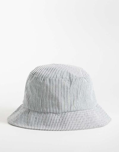 ASOS DESIGN ASOS DESIGN striped bucket hat in blue
