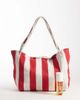 ASOS DESIGN ASOS DESIGN striped canvas tote bag in red-Multi - 2