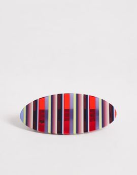 ASOS DESIGN ASOS DESIGN striped hair clip in multi