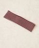 ASOS DESIGN ASOS DESIGN striped jersey headband in burgundy and cream-Red - 3