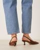 ASOS DESIGN ASOS DESIGN Stroll slingback mid heeled shoes in brown suedette - 2