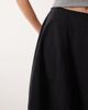 ASOS DESIGN ASOS DESIGN structured cargo barrel midi skirt in black - 4